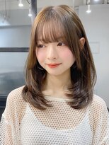 エトラ 渋谷店(etora)&nbsp;小顔 フェミニンロング メルティーカラー 似合わせカット"