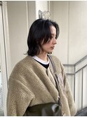 外はねミディアムボブ