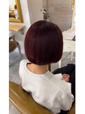 ボブ×チェリーレッド