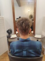 プリバート メンズツーブロックカット