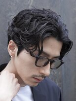 レタッチバイフィフス(RETOUCH by fifth)&nbsp;原宿ラルフカールスパイラルパーマルーズパーマ30代男性色気ヘア