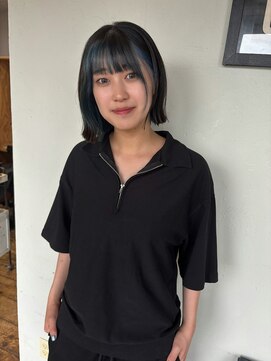 シーソー(SEE SAW) ボブ×インナーカラー◎
