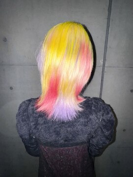 レコ(LECO) レイヤーハッシュカットデザインカラーケアブリーチ