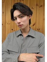 ブゾン(buZon)&nbsp;【buZonブゾン】センターパート×フェザーパーマ