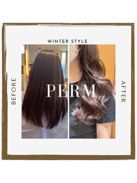 ブルーモスク トウキョウ(TOKYO) オトナかわいいレイヤーヘアはウェットな質感ウェーブパーマ