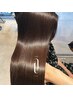 【グレイカラー白髪染】カット＋根元リタッチカラー＋トリートメント￥9000　