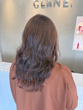 クラネ(CLANE.) ゆるふわパーマ/ミルクティーベージュ