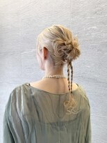 モリオフロムロンドン 大宮店(morio from London)&nbsp;お呼ばれ華やかシニヨンアレンジ【金山】