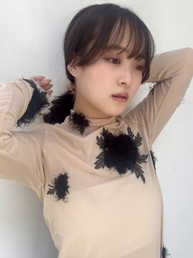 ベル 銀座5丁目店(Belle) ヘアアレンジをしたときにも可愛いお顔まわりのカット＊
