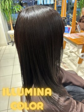 武蔵境で赤みを抑えた上品ブラウンに｜イルミナカラー〈アース〉