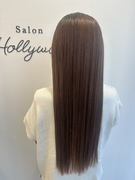 サロン ハリウッド(Salon Hollywood) 髪質改善改善トリートメント × 艶カラー