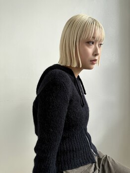 シーン バイ ラッド(SCENE by RAD)の写真/【阪急梅田駅徒歩2分】ケアブリーチ使用◆初めてのハイトーンカラーも安心してお任せください♪