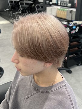 メンズ サロン ドット トウキョウ 町田店(men's salon dot. tokyo) ハイトーンセンターパート/ブリーチカラー