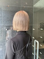 アクシス 栄店(`AXIS)&nbsp;奈川/ワンホンレイヤー/ミルクティーブロンド/ダークブルー/栄