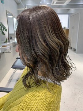 テトヘアー(teto hair) オリーブベージュ、マット、イルミナカラー