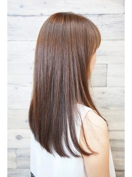 ビューティライブラリヘアラボサロン(BEAUTY LIBRARY Hair Lab Salon) イルミナカラーシーヌード美髪ストレート