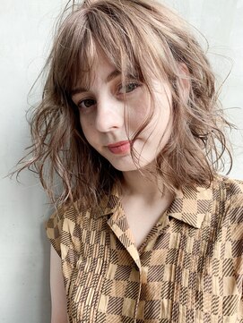 アルバム 銀座(ALBUM GINZA) ふわふわウェーブ_フリンジウェーブココアブラウン_67790