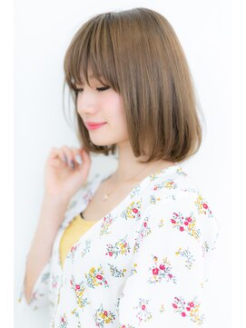 カバーヘア ブリス 大宮西口(COVER HAIR bliss) 透け感シアベージュナチュラルストレートX大宮10代20代30代