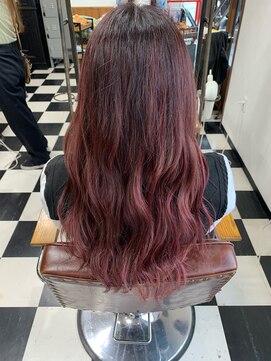 ヘアーデザインサロン スワッグ(Hair design salon SWAG) バイオレットピンク