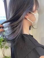ピノリコ Hair&make pinorico うすい青紫にしたい！インナーカラー