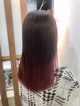 アミィヘアー アネックス(Ami Hair annex) コーラル×グラデーション