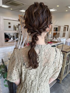 ヘアー テクニカ(hair Technica) お呼ばれヘア 編み下しヘア☆