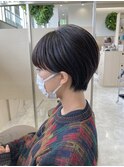 オトナ女子人気◎ナチュラルベージュ×ひし形くびれショート