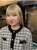 【BEAT S】ブロンド姫カット/ケアブリーチ/名古屋/栄/矢場町