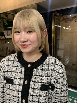 ビートス(BEAT S) 【BEAT S】ブロンド姫カット/ケアブリーチ/名古屋/栄/矢場町