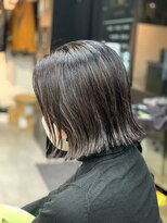 メル(Mel) ☆Mel発☆切りっぱなしボブ☆ダークアッシュ☆外ハネ☆