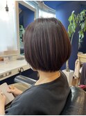 丸みショート/ショートカット/白髪染め/髪質改善/志木