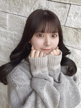 アム 表参道(am) シースルーぱっつん【ストレートパーマ・縮毛矯正表参道/青山】