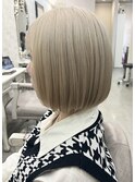 ミルクティーグレージュボブ