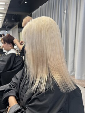 ゼスト 八王子店(ZEST) ブリーチリタッチのみで繋げるブロンド【古沢みはる】