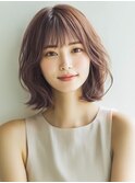 ★暗めカラーグランマッシュフェイスフレーミングデザインカラー