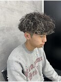 MEN'S HAIR カルマパーマ ダークアッシュ ニュアンスパーマ