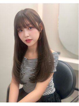 リッカ(LICCA) 【MISAKI】ウォニョン風前髪顔まわり/透明感ブラウンベージュ