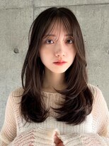 ガーデンヨコハマ(GARDEN YOKOHAMA) こなれミディレイヤーカットワンカール内巻き薄め前髪