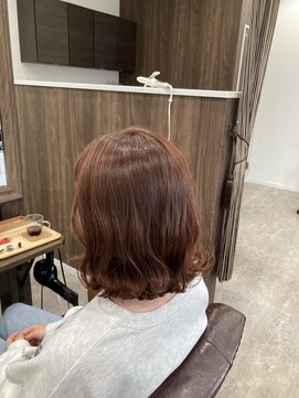 ミミックヘアー(MiMic hair) ボブ＋オレンジブラウン