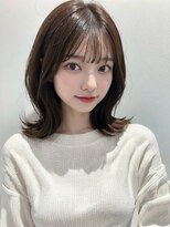 アース 日吉店(HAIR&MAKE EARTH)&nbsp;艶感★韓国前髪】韓国風20代30代大人可愛いカール