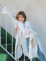 らふる 外ハネ ニュアンスウェーブボブ