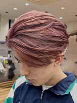 スウェル 津田沼店(Swell)&nbsp;グラデーションピンクカラー[津田沼/メンズ/メンズカラー]