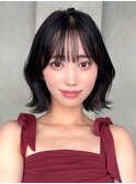 メルティーカラー×フェミニンロング[似合わせカット/韓国]