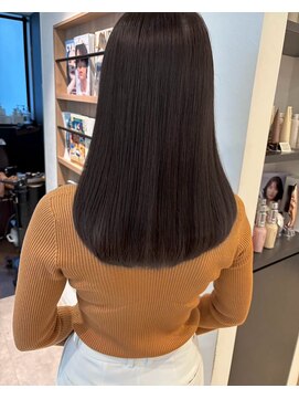 ユーフォリア 青山(Euphoria) 【担当きょうこ】透明感カラーグレージュ/髪質改善ストレート