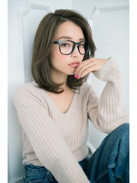 クシュ 本川越店(kusyu...) ラベンダーミルクティー刈り上げマッシュショートくすみベージュ