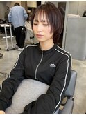 ショートウルフ/ネオウルフ/ウルフカット/ラベンダーカラー