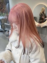 ソル バロール 表参道(SOL .valor)&nbsp;表参道ハイトーンカラーデザインカラーペールピンクベージュ韓国