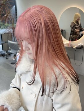 ソル バロール 表参道(SOL .valor) 表参道ハイトーンカラーデザインカラーペールピンクベージュ韓国