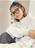 くびれ アプリコットオレンジ 夏のヘアアレンジハイライトカラー