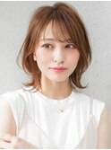 美髪うるツヤ外ハネボブデジタルパーマこなれヘア結べるボブ